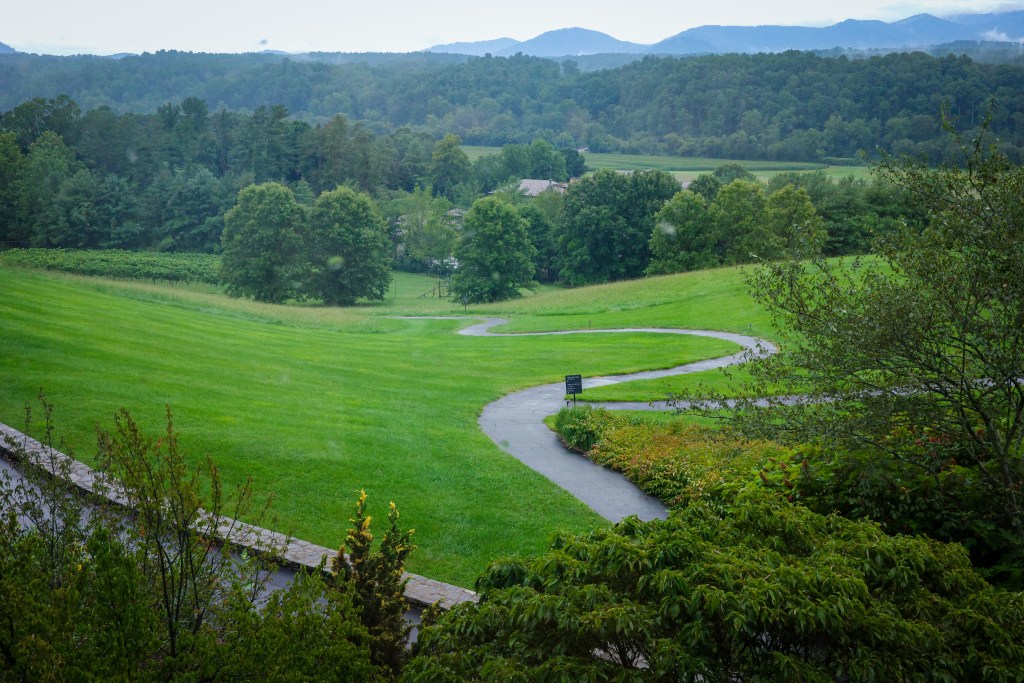 A view from the Biltmore House