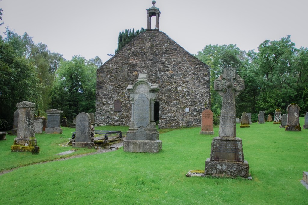 Balquhidder Kirk and graveyard. Resting place of Robert MacGregor