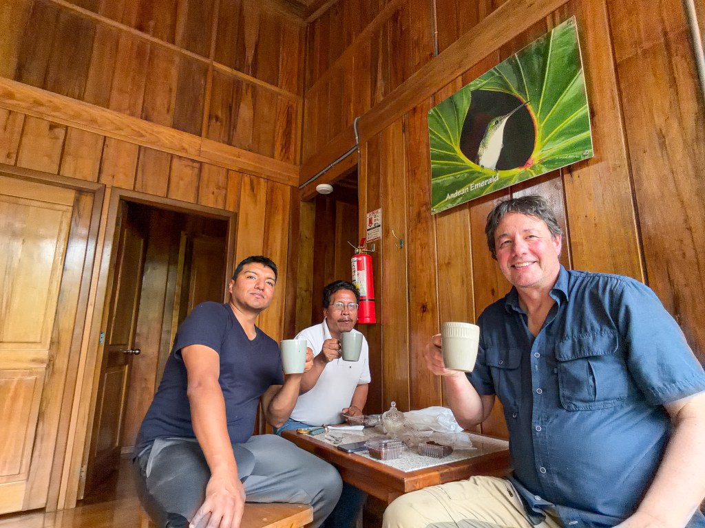 Marlon the guide, James the driver, and me
