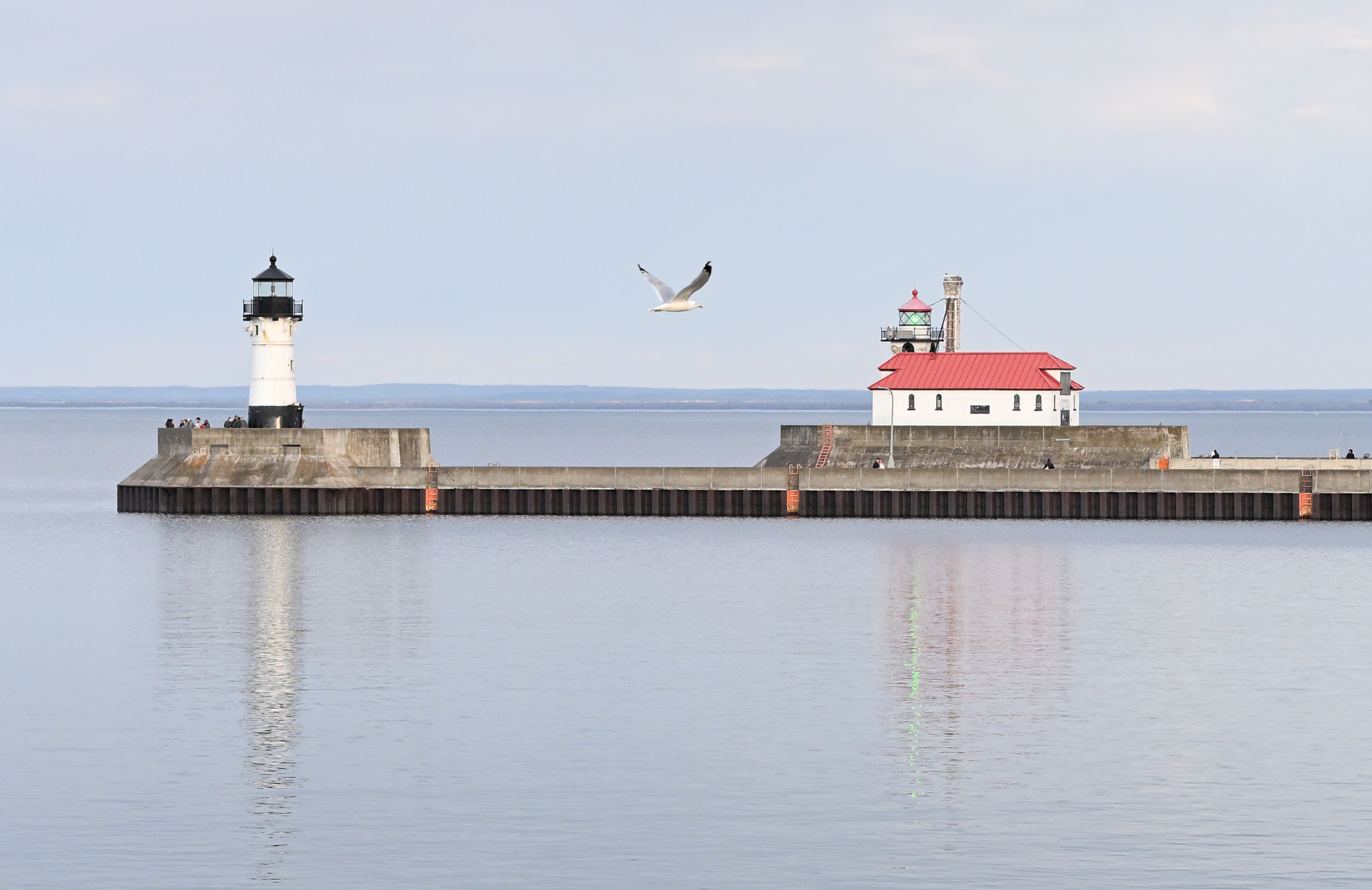 Duluth Harbor Entrance and the American Spirit